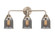 Bathroom Fixtures Three Lights by Innovations ( 405 | 288-3W-SN-G53-LED Nouveau 2 ) 