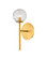 Sconces Single Glass by Innovations ( 405 | 320-1W-BB-G320-5CL-BB Barrington ) 