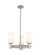 Mini Chandeliers Glass Shade by Innovations ( 405 | 434-3CR-SN-G434-7WH Downtown Urban ) 