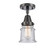 Semi-Flush Mts. Glass Down by Innovations ( 405 | 447-1C-BK-G184S Caden ) 