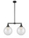 Linear/Island 2 Light Bar by Innovations ( 405 | 209-BK-G202-10-LED Franklin Restoration ) 
