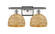 Bathroom Fixtures Two Lights by Innovations ( 405 | 516-2W-SN-RBD-8-NAT Ballston ) 