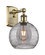 Sconces Single Glass by Innovations ( 405 | 516-1W-AB-G1213-8SM Ballston ) 