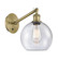 Sconces Single Glass by Innovations ( 405 | 317-1W-AB-G124-8 Ballston ) 