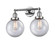 Bathroom Fixtures Two Lights by Innovations ( 405 | 208-PC-G202-8 Franklin Restoration ) 