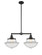 Mid. Chandeliers Glass Down by Innovations ( 405 | 209-BK-G542 Franklin Restoration ) 