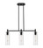 Linear/Island 3 Light Bar by Innovations ( 405 | 434-3I-BK-G434-12SDY Downtown Urban ) 