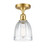 Semi-Flush Mts. Glass Down by Innovations ( 405 | 516-1C-SG-G442 Ballston ) 