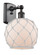 Sconces Single Glass by Innovations ( 405 | 516-1W-OB-G121-8RW-LED Ballston ) 