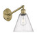 Sconces Single Glass by Innovations ( 405 | 317-1W-AB-GBC-84-LED Ballston ) 