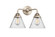 Bathroom Fixtures Two Lights by Innovations ( 405 | 288-2W-SN-G44 Nouveau 2 ) 
