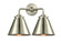 Bathroom Fixtures Two Lights by Innovations ( 405 | 284-2W-SN-M13-SN Nouveau ) 