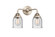 Bathroom Fixtures Two Lights by Innovations ( 405 | 288-2W-SN-G54 Nouveau 2 ) 