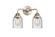 Bathroom Fixtures Two Lights by Innovations ( 405 | 288-2W-SN-G54-LED Nouveau 2 ) 