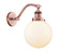 Sconces Single Glass by Innovations ( 405 | 515-1W-AC-G201-8-LED Franklin Restoration ) 