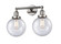 Bathroom Fixtures Two Lights by Innovations ( 405 | 208-PN-G204-8-LED Franklin Restoration ) 