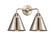 Bathroom Fixtures Two Lights by Innovations ( 405 | 288-2W-SN-M13-SN Nouveau 2 ) 