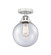 Semi-Flush Mts. Glass Down by Innovations ( 405 | 288-1C-PC-G204-8-LED Nouveau 2 ) 
