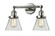 Bathroom Fixtures Two Lights by Innovations ( 405 | 208-PN-G62 Franklin Restoration ) 