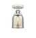 Semi-Flush Mts. Cage by Innovations ( 405 | 288-1C-PC-G58 Nouveau 2 ) 