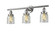 Bathroom Fixtures Three Lights by Innovations ( 405 | 205-PN-G54-LED Franklin Restoration ) 