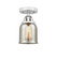 Semi-Flush Mts. Cage by Innovations ( 405 | 288-1C-PC-G58-LED Nouveau 2 ) 
