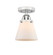 Semi-Flush Mts. Cage by Innovations ( 405 | 288-1C-PC-G61-LED Nouveau 2 ) 