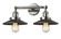Bathroom Fixtures Two Lights by Innovations ( 405 | 208-PN-M6BK Franklin Restoration ) 
