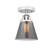 Semi-Flush Mts. Cage by Innovations ( 405 | 288-1C-PC-G63 Nouveau 2 ) 