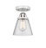 Semi-Flush Mts. Cage by Innovations ( 405 | 288-1C-PC-G64-LED Nouveau 2 ) 