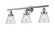 Bathroom Fixtures Three Lights by Innovations ( 405 | 205-PN-G64-LED Franklin Restoration ) 