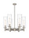 Mid. Chandeliers Glass Up by Innovations ( 405 | 434-6CR-PN-G434-12CL Downtown Urban ) 