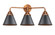 Bathroom Fixtures Three Lights by Innovations ( 405 | 288-3W-AC-M13-BK Nouveau 2 ) 