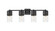 Bathroom Fixtures Four Lights by Innovations ( 405 | 428-4W-BK-G428-7SDY Downtown Urban ) 