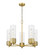 Mid. Chandeliers Glass Up by Innovations ( 405 | 428-5CR-BB-G428-12SDY Downtown Urban ) 