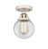 Semi-Flush Mts. Glass Down by Innovations ( 405 | 288-1C-PN-G202-6-LED Nouveau 2 ) 