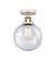 Semi-Flush Mts. Glass Down by Innovations ( 405 | 288-1C-PN-G204-8-LED Nouveau 2 ) 