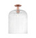 Semi-Flush Mts. Glass Down by Innovations ( 405 | 716-1C-AC-G559-12CL Arcadia ) 