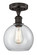 Semi-Flush Mts. Glass Down by Innovations ( 405 | 616-1F-OB-G122-8 Edison ) 