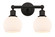 Bathroom Fixtures Two Lights by Innovations ( 405 | 616-2W-OB-G121-6 Edison ) 