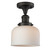 Semi-Flush Mts. Glass Down by Innovations ( 405 | 517-1CH-OB-G71-LED Franklin Restoration ) 