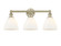 Bathroom Fixtures Three Lights by Innovations ( 405 | 616-3W-AB-GBD-751 Edison ) 