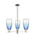 Mid. Chandeliers Glass Up by Innovations ( 405 | 716-3CR-PN-G480-6SB Arcadia ) 