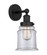 Sconces Single Glass by Innovations ( 405 | 616-1W-BK-G182 Edison ) 