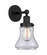 Sconces Single Glass by Innovations ( 405 | 616-1W-BK-G192 Edison ) 