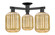 Semi-Flush Mts. Multi-port/Cluster by Innovations ( 405 | 716-3F-BK-G460-7ME Arcadia ) 
