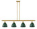 Linear/Island 4 Light + by Innovations ( 405 | 516-4I-SG-MBD-75-GR Ballston ) 