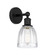 Sconces Single Glass by Innovations ( 405 | 616-1W-BK-G442 Edison ) 
