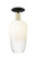 Semi-Flush Mts. Glass Down by Innovations ( 405 | 716-1C-BAB-G484-7OP Arcadia ) 