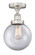 Semi-Flush Mts. Glass Down by Innovations ( 405 | 616-1F-SN-G202-8 Edison ) 